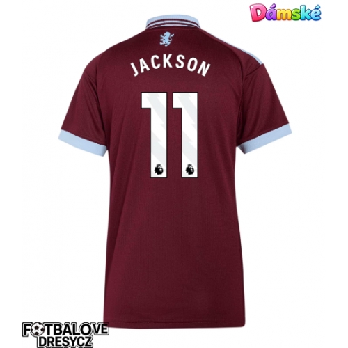 Aston Villa Nicolas Jackson #11 Dámské Domácí Dres 2026-27 Krátký Rukáv Aston Villa Nicolas Jackson #11 Dámské Domácí Dres 2026-27 Krátký Rukáv